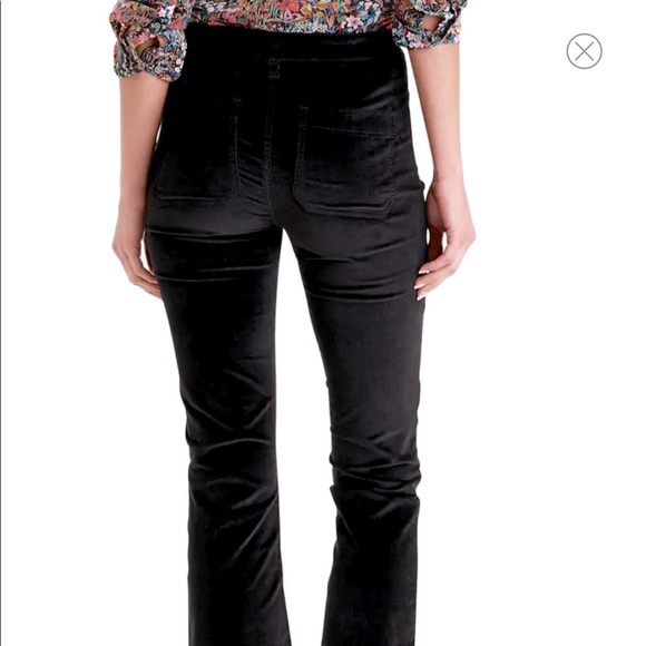 J.Crew Petite Demi-boot crop jean in velvet - Picture 4 of 5